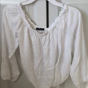 off the shoulder brandy top